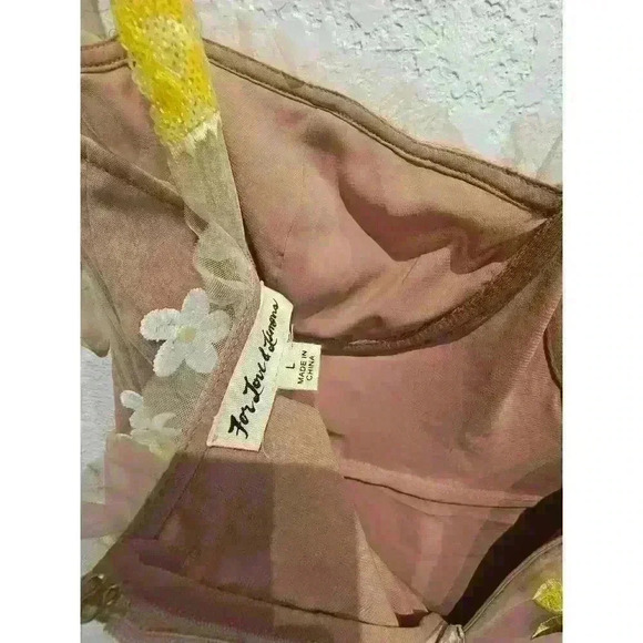 For Love and Lemons Fruitpunch Sequin Mini Dress Large - Picture 4 of 5